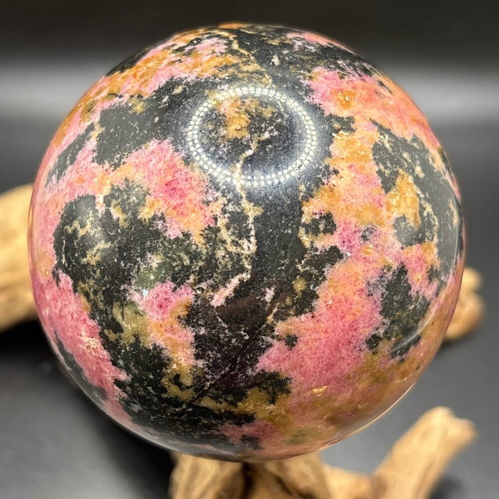 Beautiful Rhodonite Sphere - Picture 4 of 6
